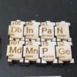 Laser Cut Periodic Table Puzzle SVG File
