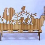 Laser Cut Easter Egg Stand 3mm Free Vector
