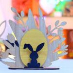 Laser Cut Multilayer Easter Decor 3mm Free Vector