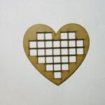 Laser Cut Heart Shape Unfinished Wood Cutout Free Vector