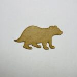 Laser Cut Badger Cutout Unfinished Wooden Shape Free Vector