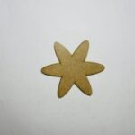 Laser Cut Unfinished Wood Asterisk Shape Craft Free Vector