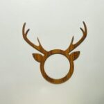 Laser Cut Christmas Reindeer Napkin Rings Free Vector