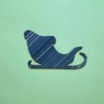 Laser Cut Santa Sleigh Cutout Unfinished Wood Holiday Decor Christmas Free Vector