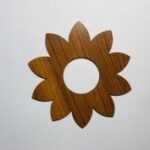 Laser Cut Flower Shape Unfinished Wood Cutout Free Vector