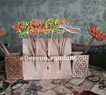 Laser Cut Cake Topper Storage Rack Organizer Free Vector