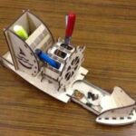 Laser Cut Ship Pen Holder Organizer Table Decor Free Vector