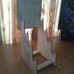Laser Cut Gift Card Display Stand 3mm Free Vector