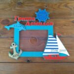 Laser Cut Nautical Photo Frame Free Vector