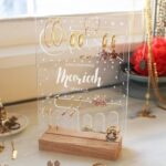 Laser Cut Personalized Earring Holder Jewelry Display Stand PDF File