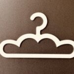 Laser Cut Kids Cloud Shaped Clothes Hanger Free Vector