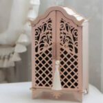 Laser Cut Wooden Wardrobe Doll Closet Doll Furniture Free Vector