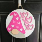 Laser Cut XOXO Gnome Door Hanger Valentine’s Gifts