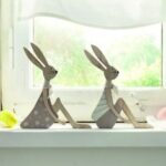 Laser Cut Bunny Gnome Decoration Free Vector