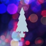 Laser Cut Christmas Tree Craft Shape Free Vector