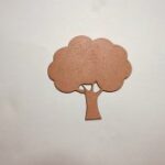 Laser Cut Unfinished Wood Tree Cutout Free Vector