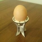 Laser Cut Single Egg Holder Free Vector