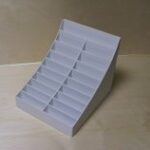 Laser Cut Business Card Organizer Display Stand Free Vector