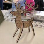 Laser Cut Christmas Elegant Reindeer SVG File