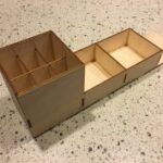 Laser Cut Desk Organizer 3mm DXF File