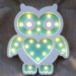 Laser Cut Owl Lamp Unique Kids Night Light Free Vector