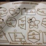 Geometric Shapes Puzzle Game For Kids Laser Cut Free Vector