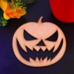 Laser Cut Halloween Pumpkin Coasters DXF File
