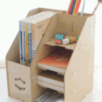 Laser Cut Desk Organizer Free Vector