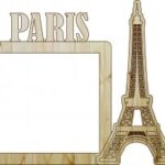 Laser Cut Frame Paris DXF File