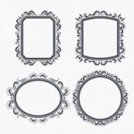 Ornate Frame Vectors DXF File
