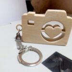 Heart Camera Keychain Laser Cut PDF File