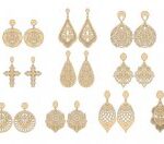 Vectors for cutting earrings Free Vector