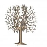 Birds Tree Jewelry Stand 3mm DXF File