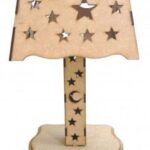 Lamp Stand Laser Cut Free Vector