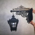 Laser Cut Lantern Lamp Free Vector