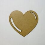 Laser Cut Wooden Heart Cutout Free Vector