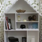 Laser Cut House Shape Decor Shelf Template Free Vector