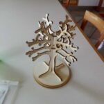 Laser Cut Wooden Jewelry Tree DXF File