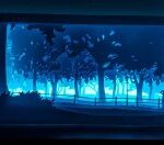 Laser Cut 3D Decorative Night Light Lamp Free Vector