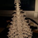 Laser Cut Christmas Tree 2mm Acrylic Free Vector