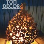 Christmas Tree Decoration Candle Holder Laser Cut Template Free Vector