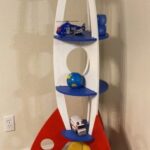 Laser Cut Kids Rocket Nursery Shelves Free Vector