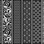 Laser Cut Screens Patterns Free Vector