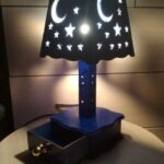 Laser Cut Wooden Decor Lantern With Drawer Free Vector