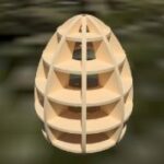 Laser Cut Easter Egg 3D