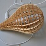 Laser Cut Teardrop Lamp