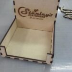 Laser Cut Pen Paper Holder 3mm DXF File