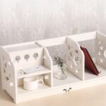 Laser Cut Shelf Storage Organizer Bookshelf Free Vector