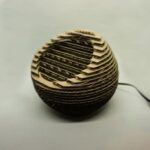 Laser Cut Cardboard Deskop Lamp SVG File
