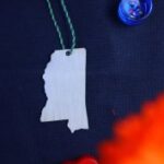 Laser Cut Mississippi Christmas Ornament Unfinished Shape Craft Free Vector